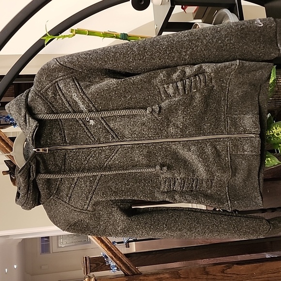 New hoded jacket with zipper very warm - Picture 1 of 5